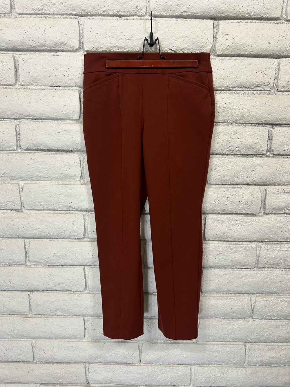 Chico's‎ So Slimming Rust Brown Ankle Pants Women's Size 0 (US Small 4)